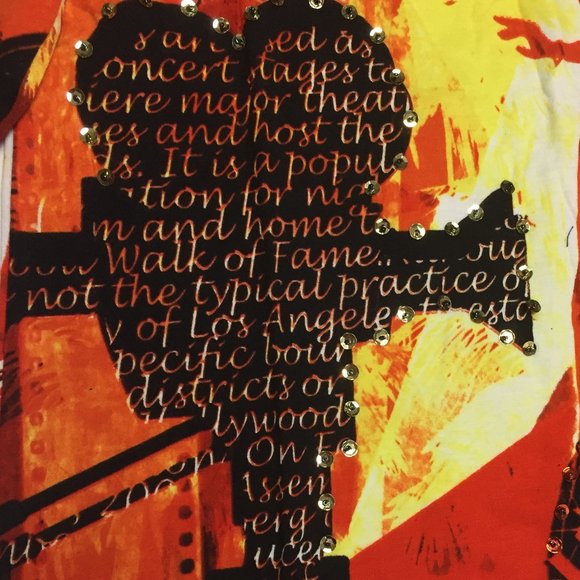 Woman’s Embellished Sequins Top Hollywood Glam - Picture 5 of 8